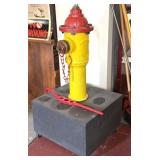 Fire Hydrant Mounted to Rolling Base - overall