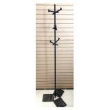 Railroad Tie Plates and Stake Coat Hook 69"