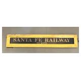 Vintage Santa Fe Ticket Sales Sign