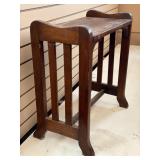 Antique Wood Bench 21" x 10.5" x 22.5"