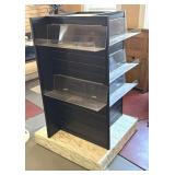 Four-Sided Display on Rolling Base 32" x 32" x