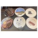 (6) Santa Fe Collector Plates