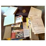 Vintage and Antique Railroad Forms, Pamphlets,
