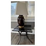 End Table & Lamp 20"x20"x18"