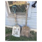 (2) Grain Shovels