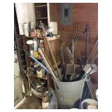 Contents SW Corner Of Garage