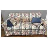 Floral Print Couch , 70" Long
