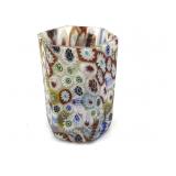Millefiori Murano Art Glass Toothpick Holder