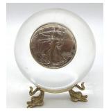 1943-S Walking Liberty Half Dollar Cased in Resin