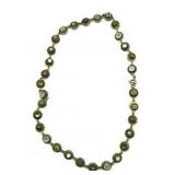 Millefiori Art Glass Necklace 18'
