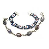 Millefiori Art Glass and Art Glass Bracelets 7'
