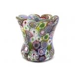 Millefiori Murano Art Glass Toothpick Holder