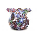 Millefiori Murano Art Glass Toothpick Holder 2'