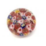 Millefiori Murano Art Glass Paperweight 2' Tall