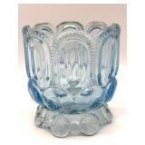 Blue Glass Moon and Stars Pattern Spooner 5' Tall