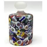 Millefiori Murano Art Glass Paperweight 3'