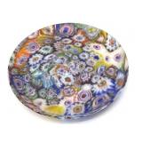 Millefiori Murano Art Glass Small Plate 4.25'