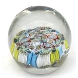 Millefiori Murano Art Glass Paperweight 2' Tall