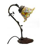 Millefiori Murano Art Glass Shade on Vintage