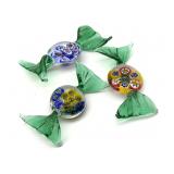 Millefiori Murano Art Glass Candy 3'- one is