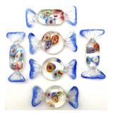 Millefiori Murano Art Glass Candy 2.25'