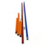 Millefiori and Clear Glass Rods 13' and Smaller