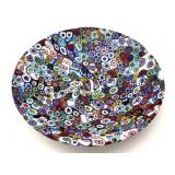Millefiori Murano Art Glass Plate 5.75'