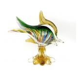 Murano Art Glass Fish Figure 11.5' x 11'