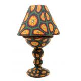 Painted Design on Glass Tealight Candle Holder