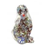 Millefiori Murano Art Glass Dog Figure 4' Tall-