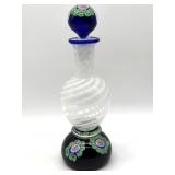 Latticino and Millefiori Murano Art Glass