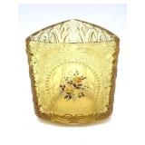 Amber Glass Spooner 4.25' Tall