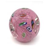 Millefiori Murano Art Glass Paperweight Pen