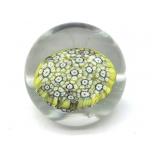 Millefiori Murano Art Glass Paperweight 2.5' x