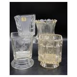 (4) Glass Spooners 5.5' Tall and Smaller