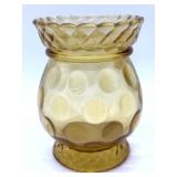 Amber Glass Spooner 4.75' Tall