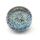Millefiori Murano Art Glass Paperweight 2.5' Tall