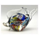 Millefiori Murano Art Glass Fish Figure 5' x 3'