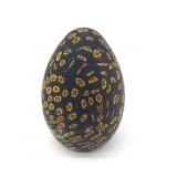 Millefiori Murano Art Glass Egg Shaped