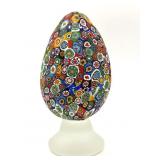 Millefiori Murano Art Glass Large Paperweight