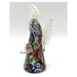 Millefiori Murano Art Glass Angel Figure 5'
