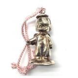 925' Marked Precious Moments Christmas Ornament