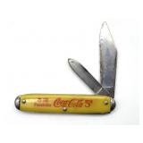 Vintage Coca-Cola Pocket Knife- handle 3.5ï¿½ -