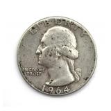1964 Washington Quarter