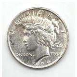 1924 Peace Dollar