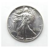 1986 American Silver Eagle One Ounce Fine Silver