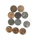 1893 Indian Head Cent, 1907 Indian Head Cent,