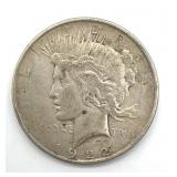 1922 Peace Dollar - mint mark appears to be