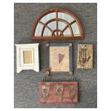 Wall Mirror, Frame, and Wood Wall Decor - mirror