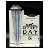1987 John Deere Day Metal Rain Gauge with Plastic